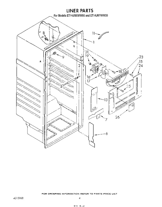 Diagram for ET14JMXWW00