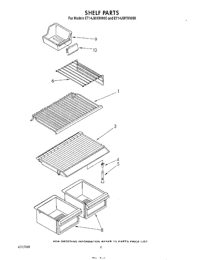 Diagram for ET14JMXWW00