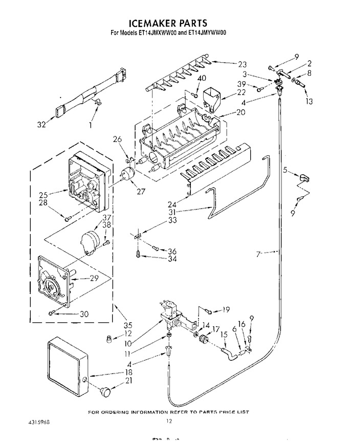 Diagram for ET14JMXWW00