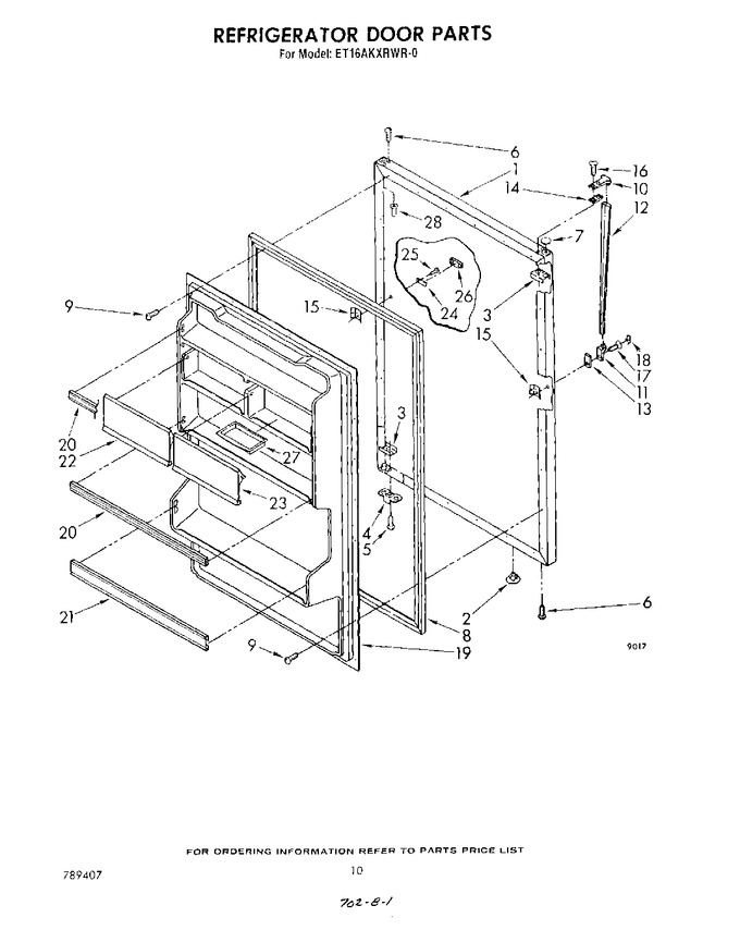 Diagram for ET16AKXRWR0