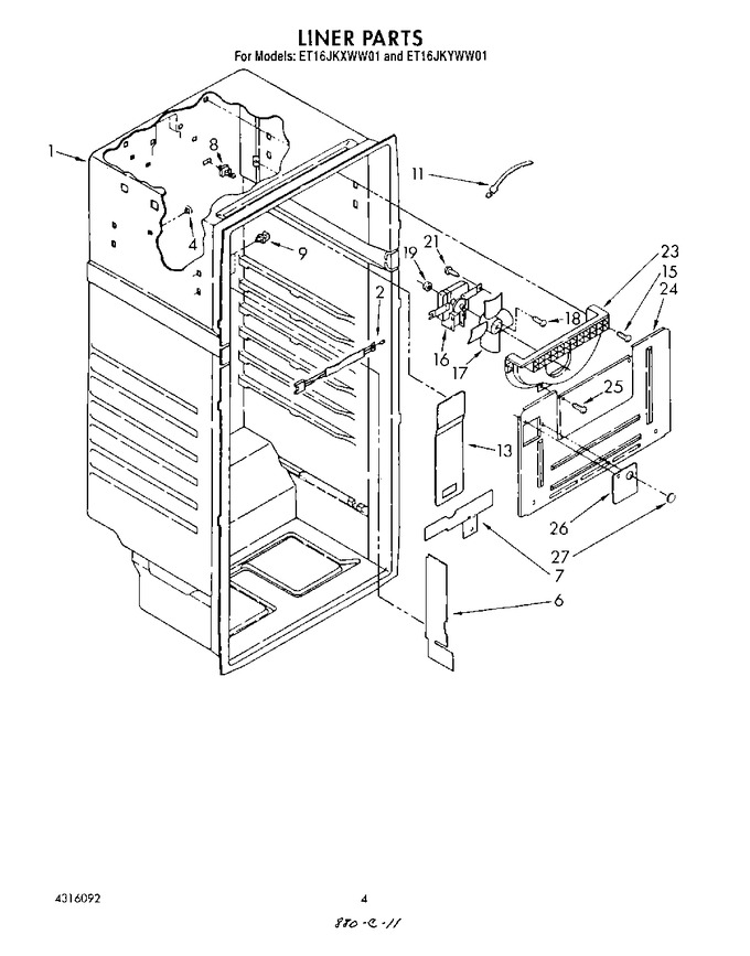 Diagram for ET16JKXWN01