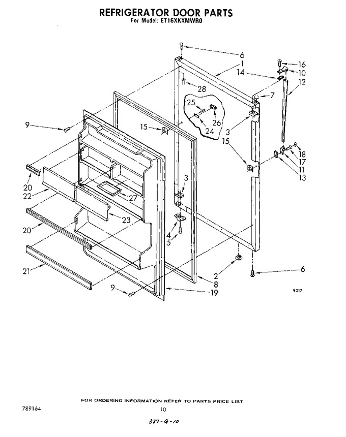 Diagram for ET16XKXMWR0