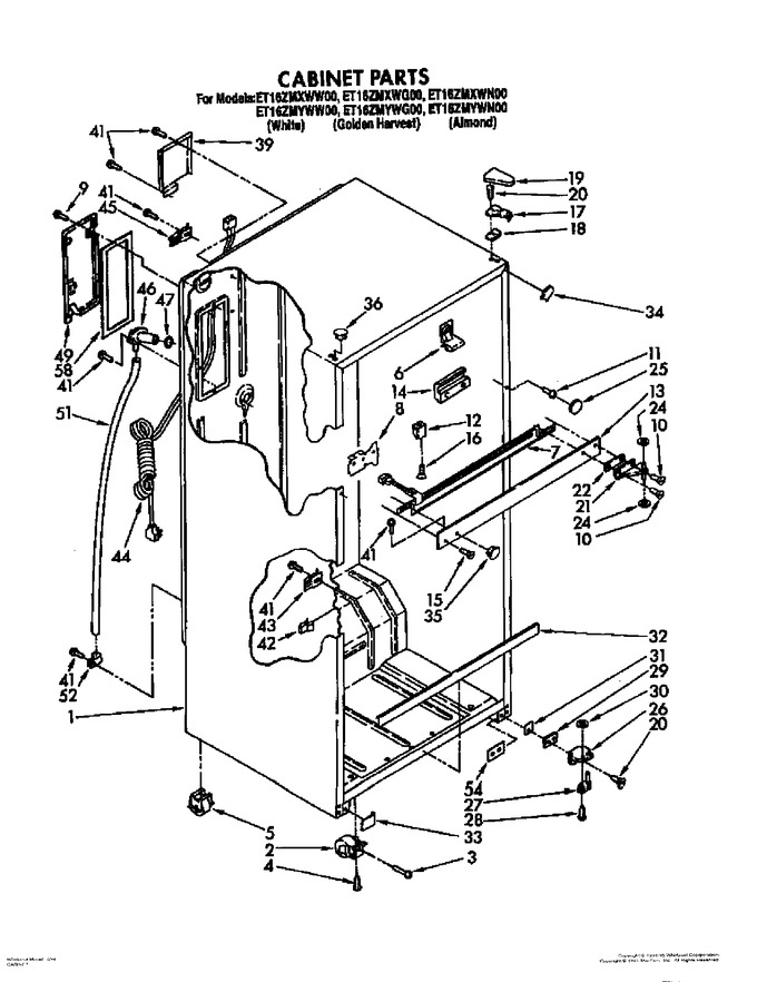 Diagram for ET16ZMXWW00