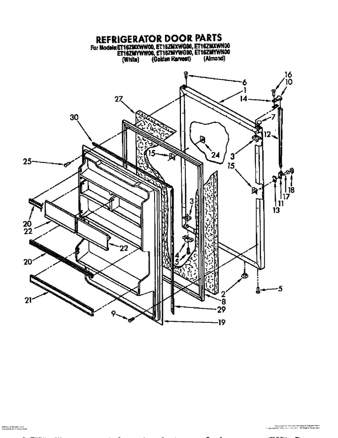 Diagram for ET16ZMYWW00