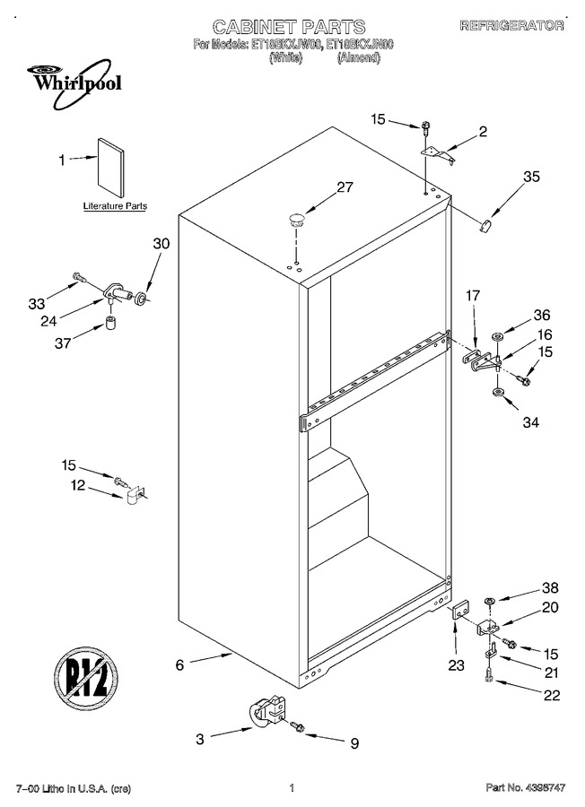 Diagram for ET18BKXJW00