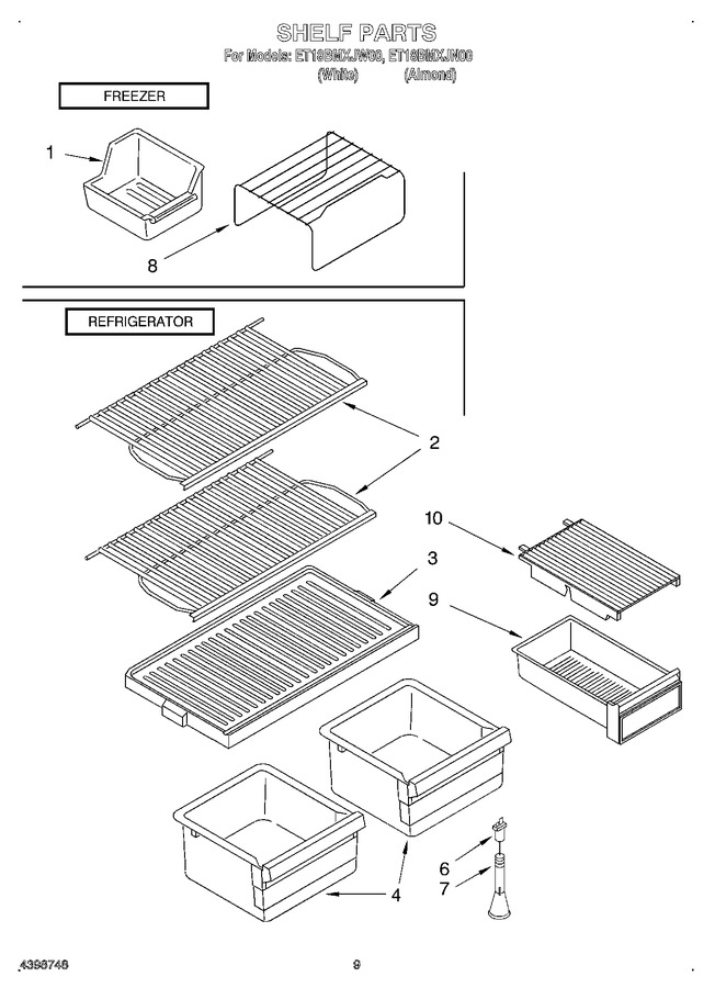 Diagram for ET18BMXJW00