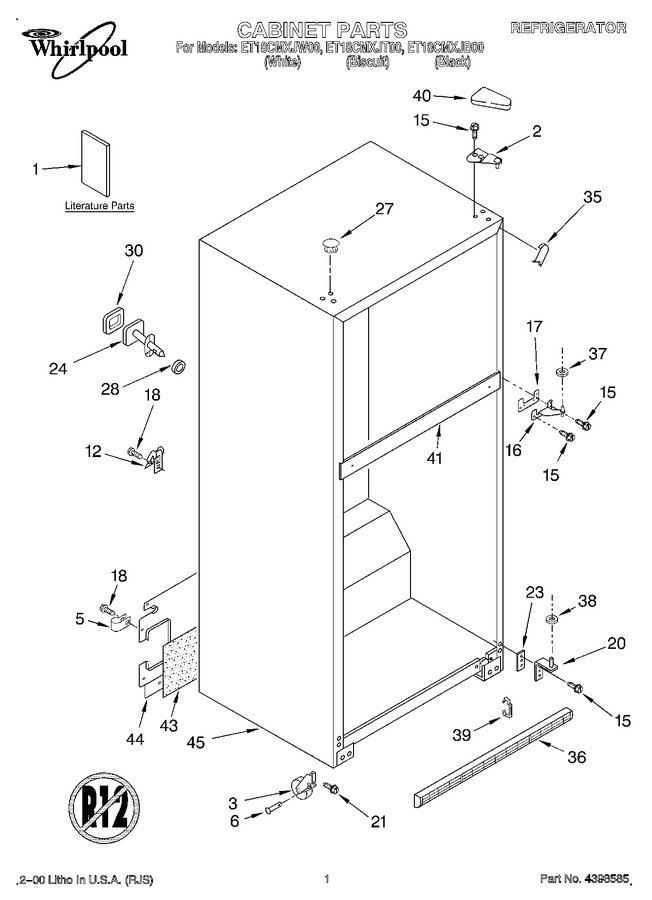 Diagram for ET18CMXJW00