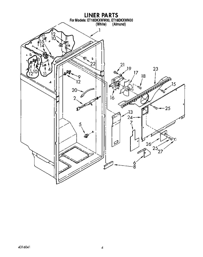 Diagram for ET18DKXWN00