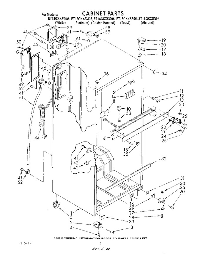Diagram for ET18GKXSW06
