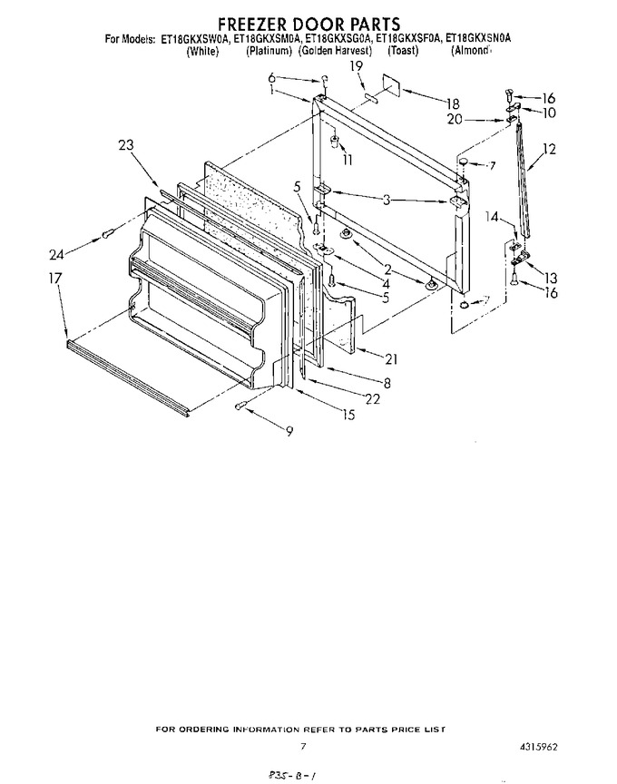 Diagram for ET18GKXSW0A