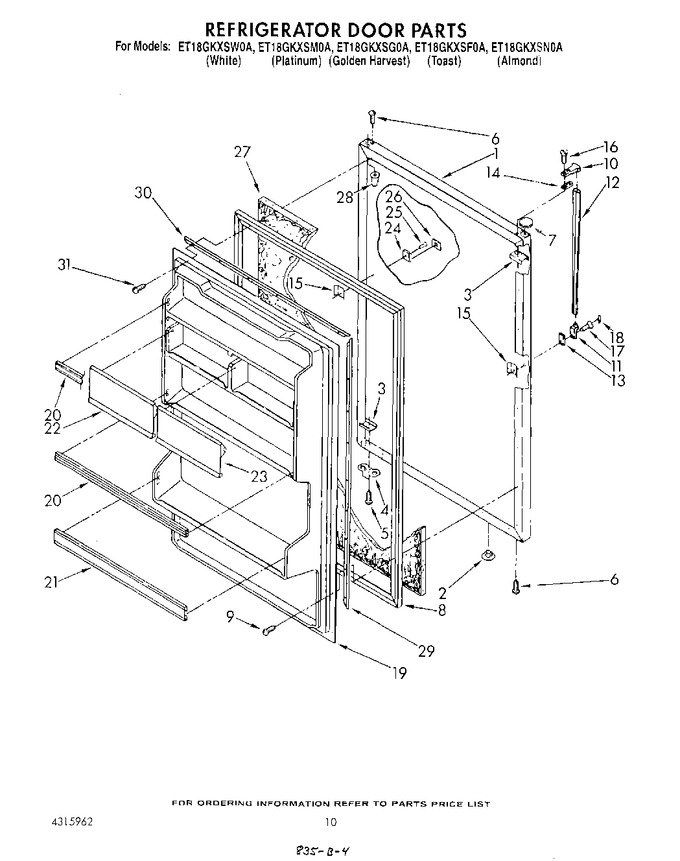Diagram for ET18GKXSW0A