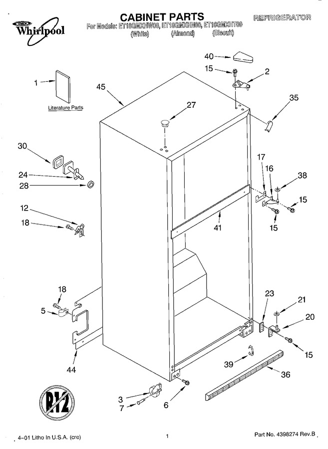 Diagram for ET18GMXHW00