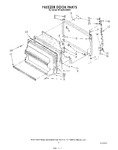 Diagram for 06 - Freezer Door