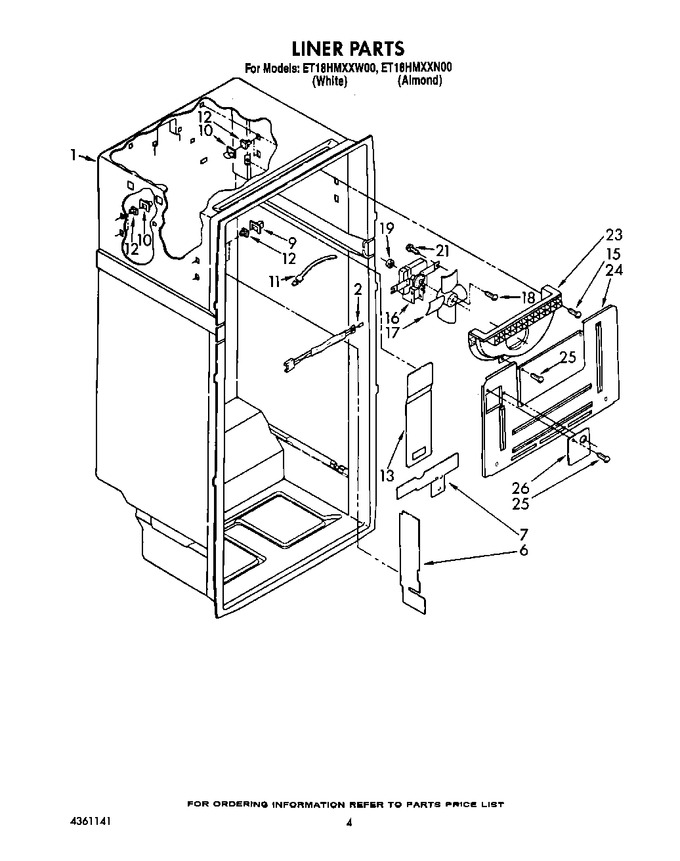 Diagram for ET18HMXXW00
