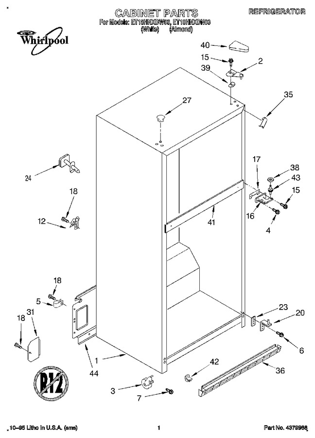 Diagram for ET18HNXDW03