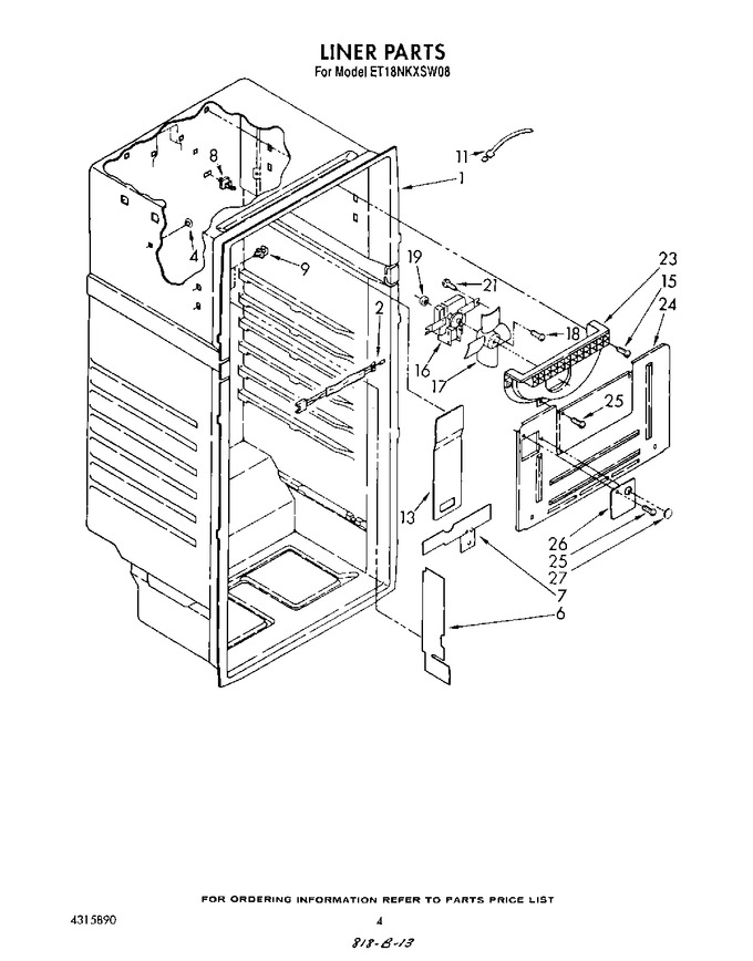 Diagram for ET18NKXSW08