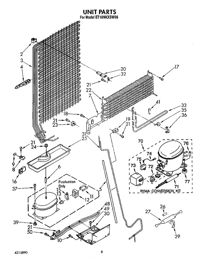 Diagram for ET18NKXSW08