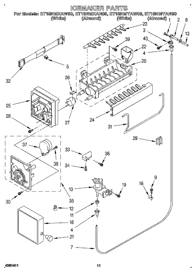 Diagram for ET18NMXAW00