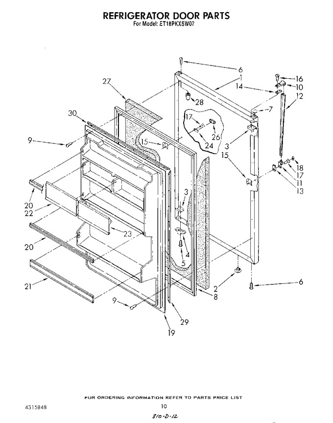 Diagram for ET18PKXSW07