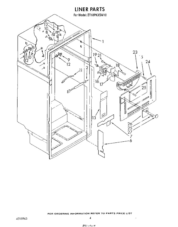 Diagram for ET18PKXSW10