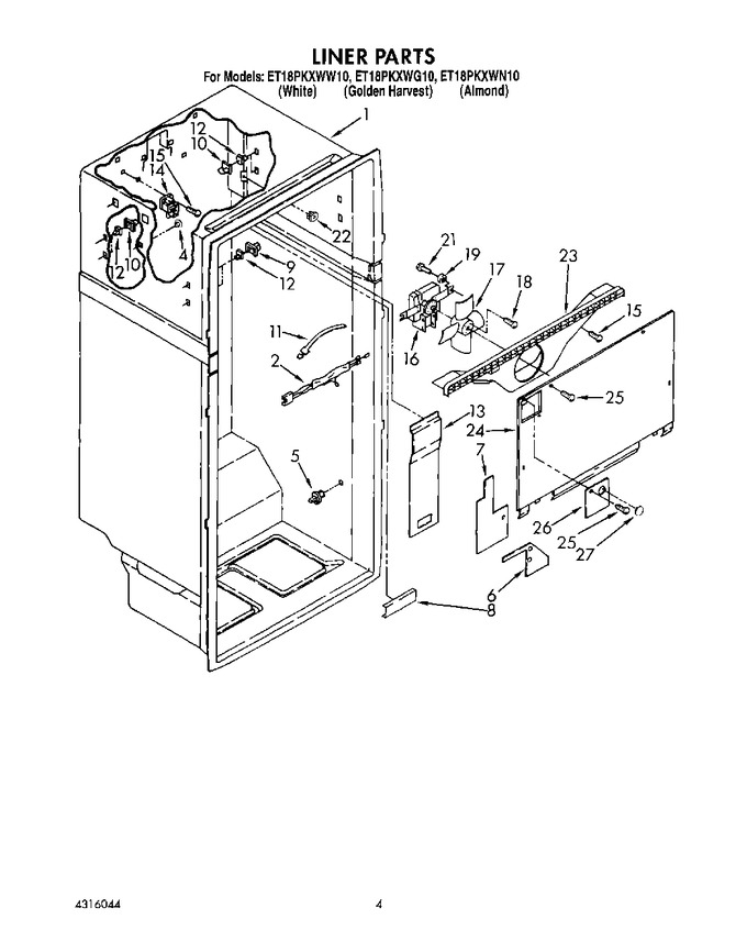 Diagram for ET18PKXWW10