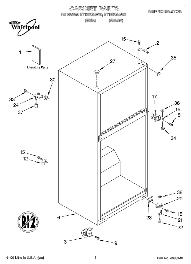 Diagram for ET18TKXJW00