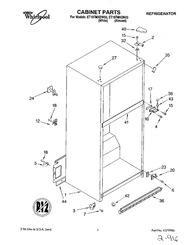 Diagram for ET18TMXDW03