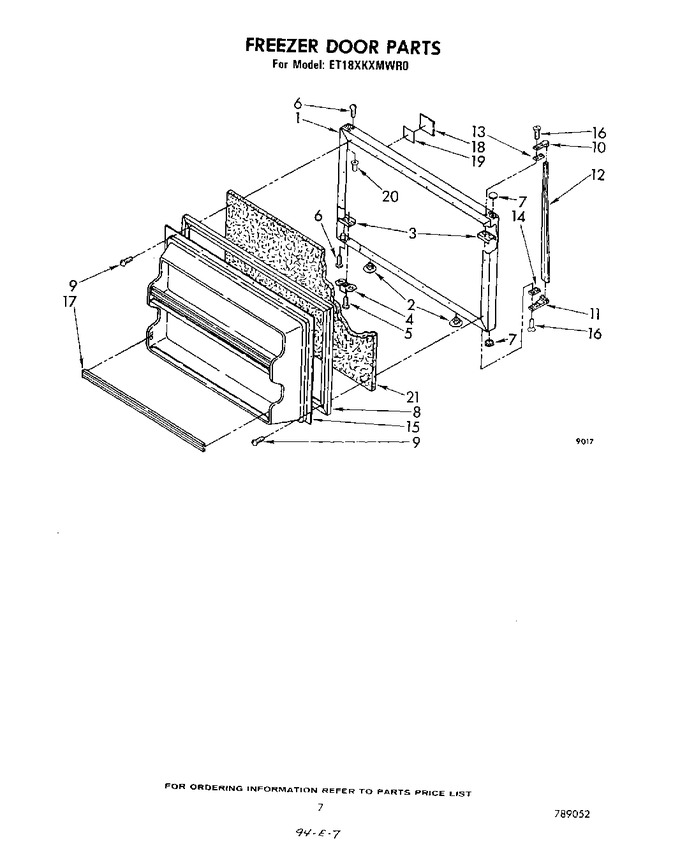 Diagram for ET18XKXMWR0
