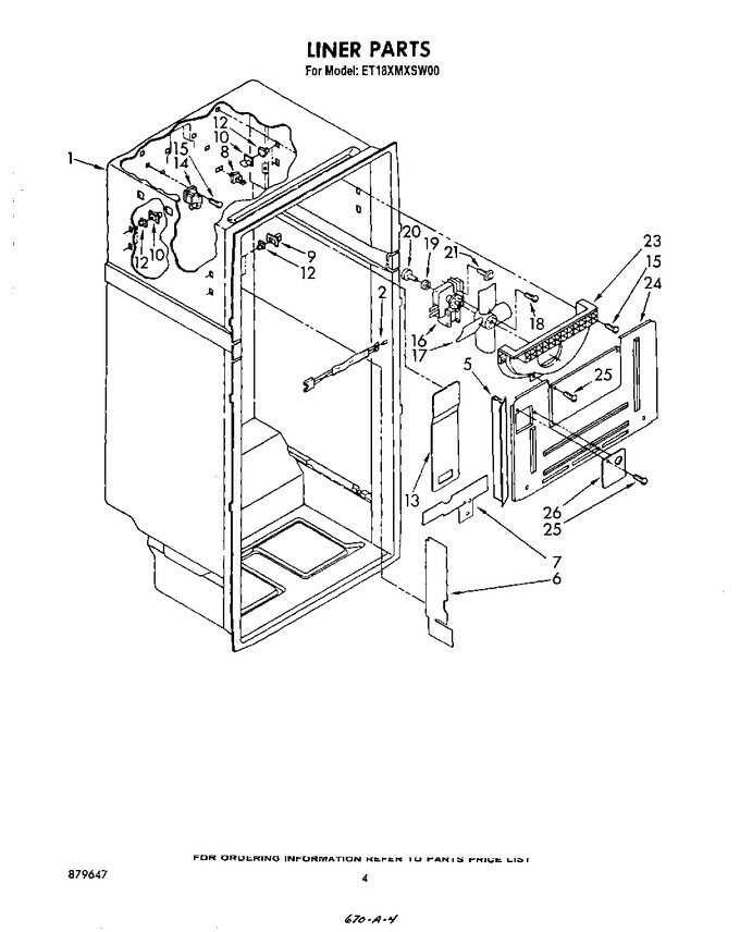 Diagram for ET18XMXSW00