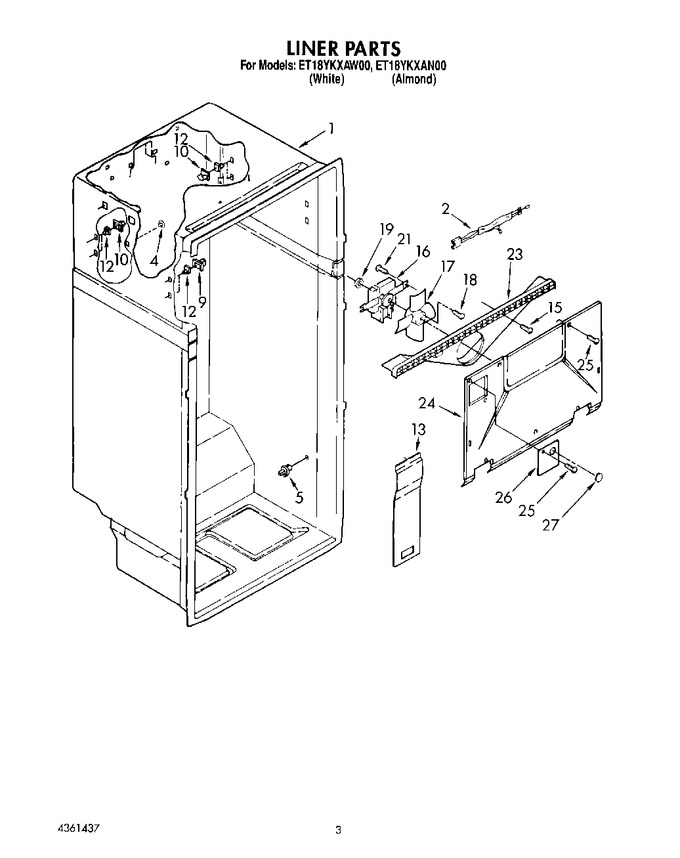 Diagram for ET18YKXAW00