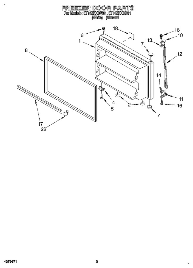 Diagram for ET18ZKXDW01