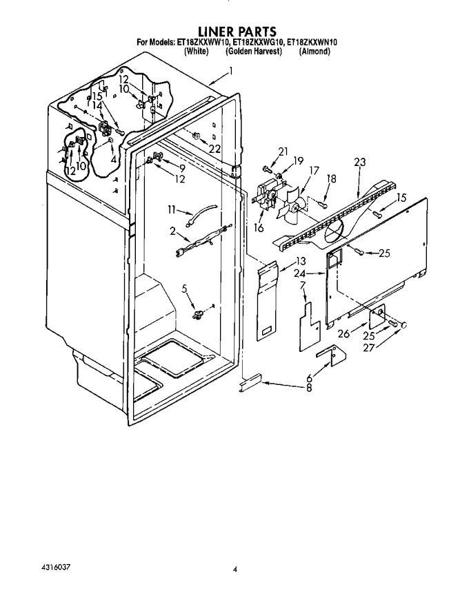 Diagram for ET18ZKXWW10