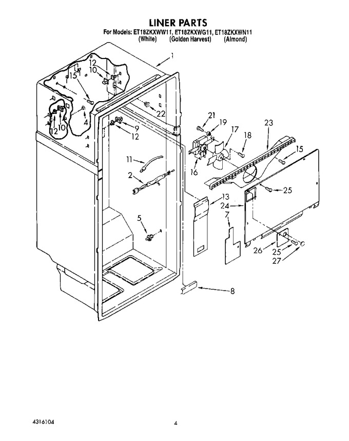 Diagram for ET18ZKXWW11