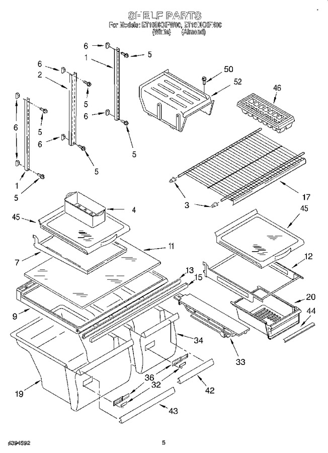 Diagram for ET19DKXFW00