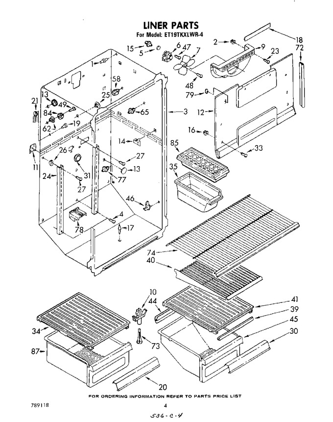 Diagram for ET19TKXLWR4