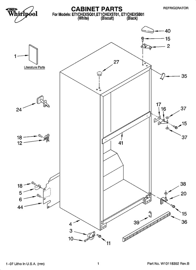 Diagram for ET1CHEXST01