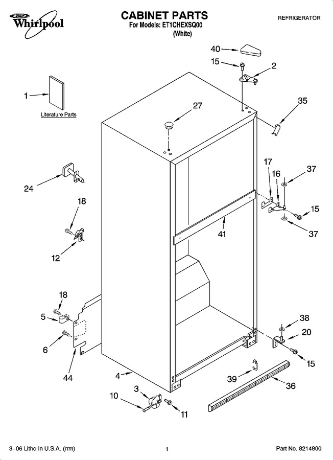 Diagram for ET1CHEXSQ00