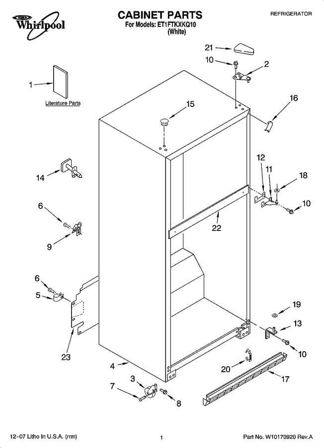 Diagram for ET1FTKXKQ10