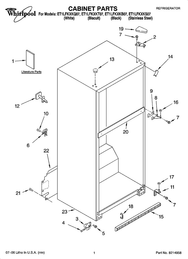 Diagram for ET1LFKXKQ07