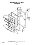 Diagram for 08 - Refrigerator Door , Lit/optional