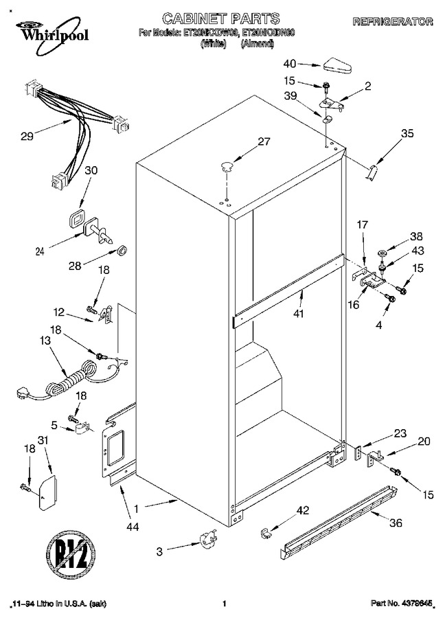 Diagram for ET20NKXDW00