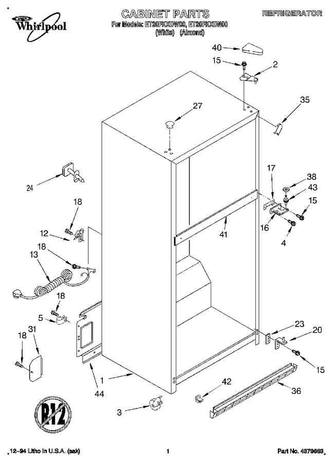 Diagram for ET20PKXDW00