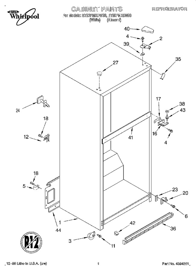 Diagram for ET20PMXDW03