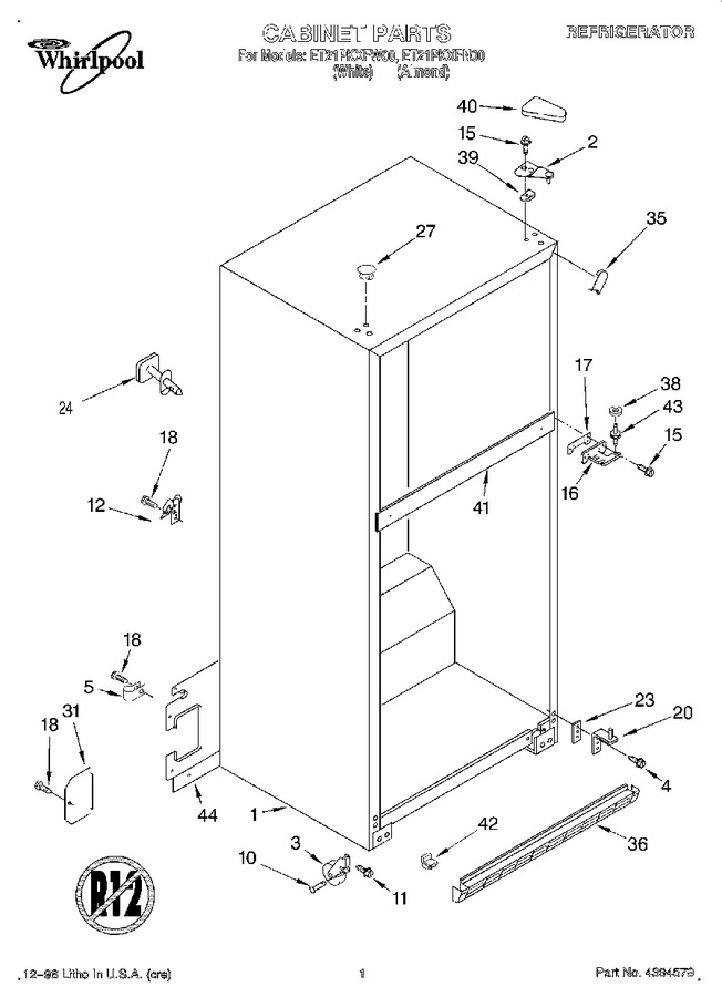 Diagram for ET21PKXFW00