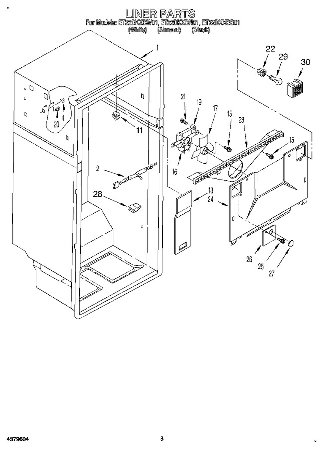 Diagram for ET22DKXBW01