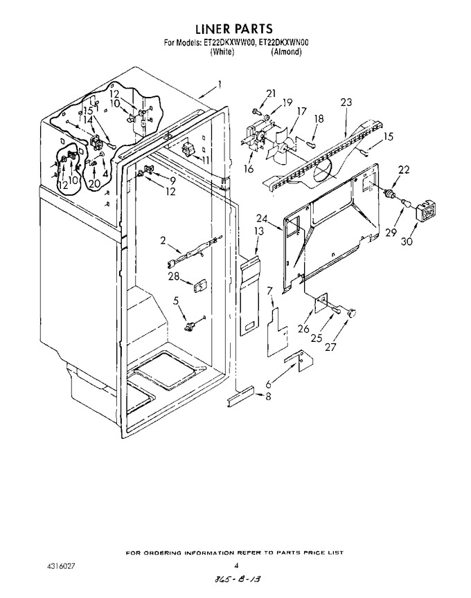 Diagram for ET22DKXWW00