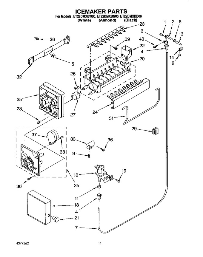 Diagram for ET22DMXBW00