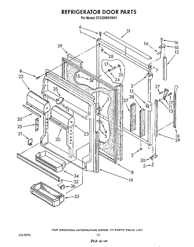 Diagram for ET22DMXVW01