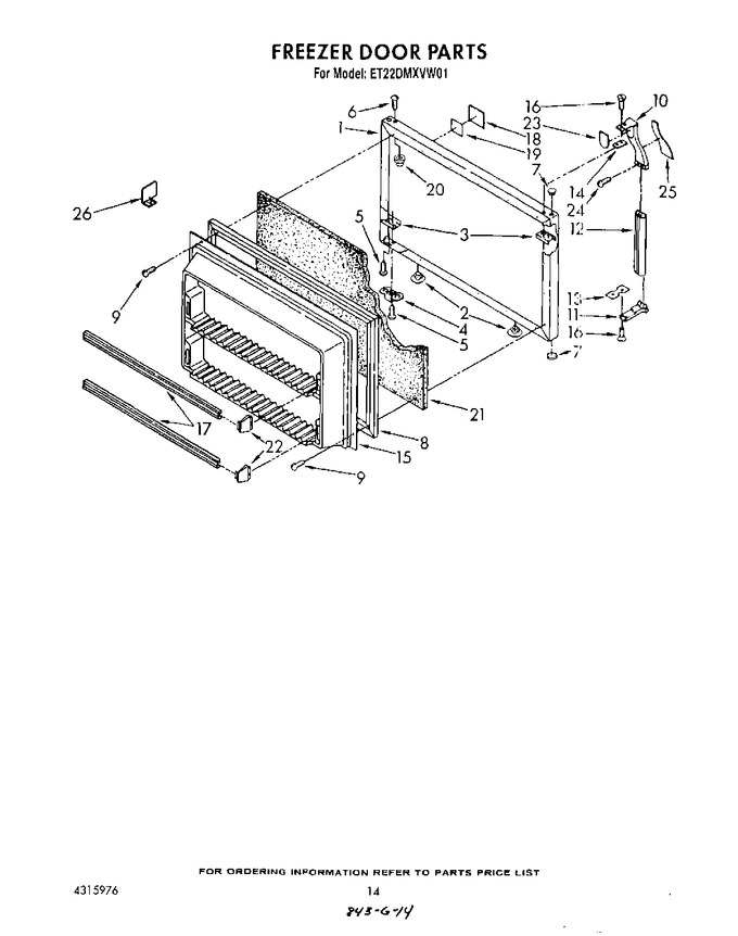 Diagram for ET22DMXVW01