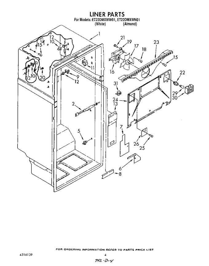 Diagram for ET22DMXWW01